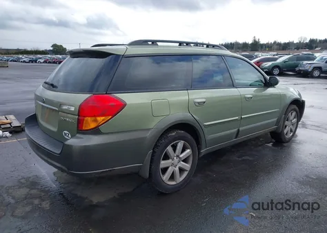 2006 Subaru Outback 2.5I Limited z USA, uszkodzony, nr VIN 4S4BP62C067312488